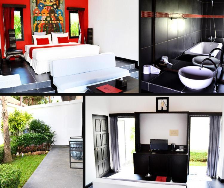 Ban Kao Tropical Boutique Residence Praia de Laem Set Exterior foto